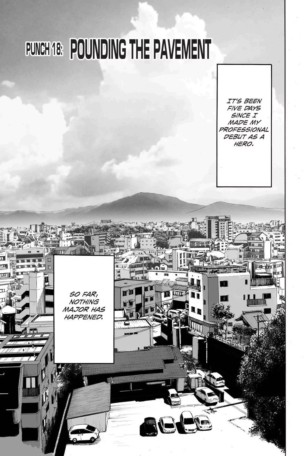 One Punch Man Chapter 18 Page 1
