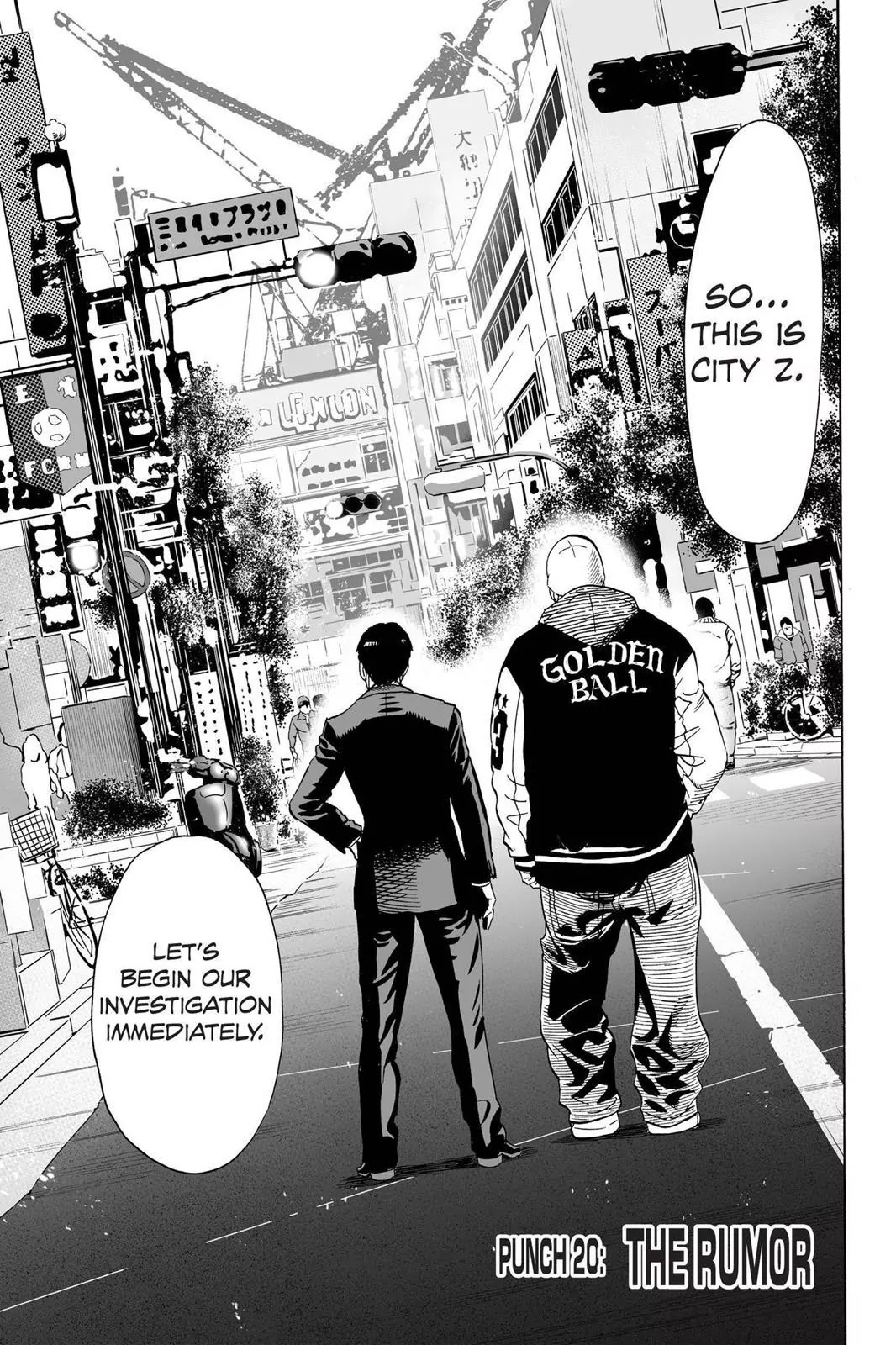 One Punch Man Chapter 20 Page 1