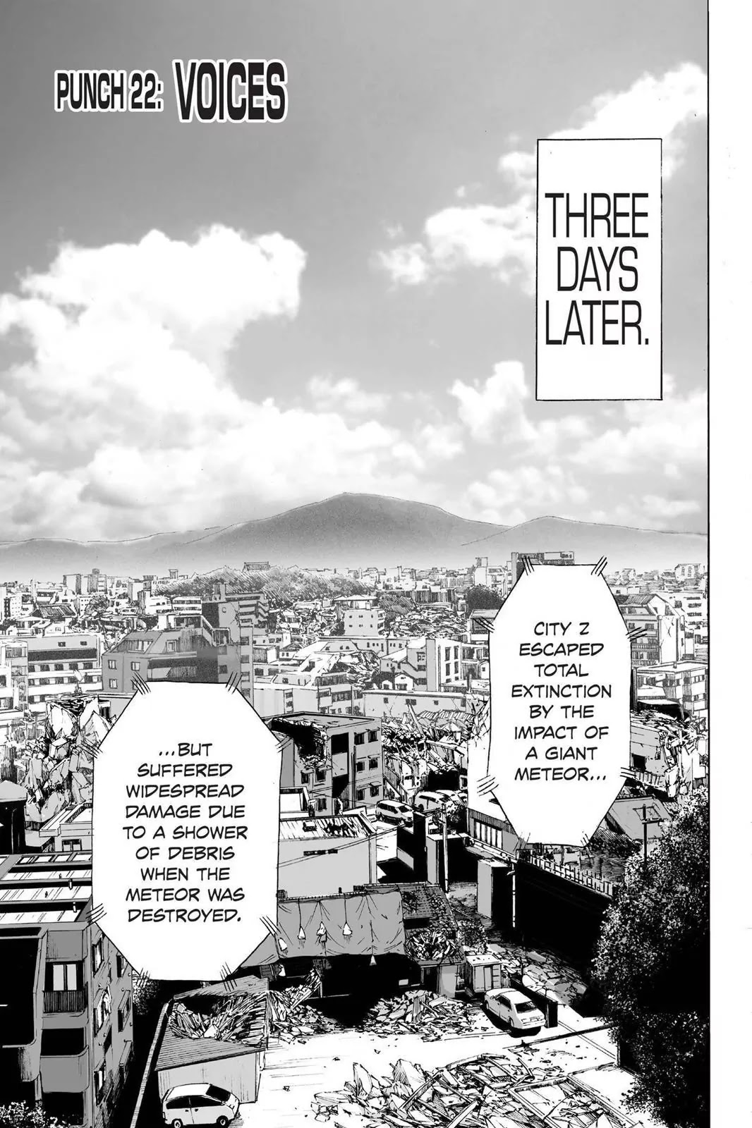 One Punch Man Chapter 22 Page 1