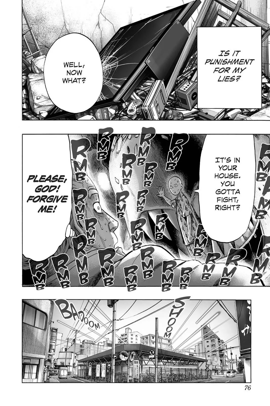One Punch Man Chapter 38 Page 70