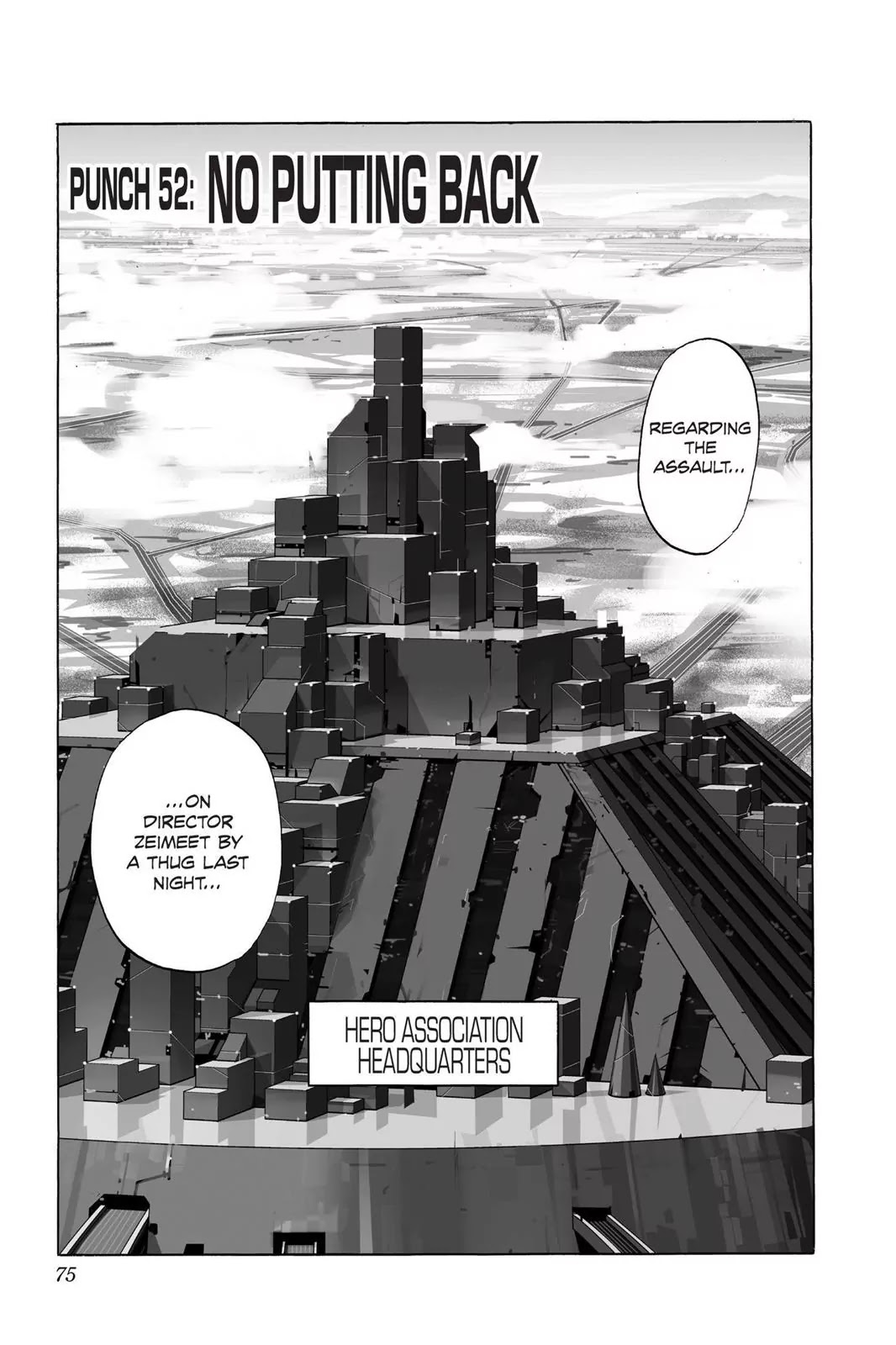 One Punch Man Chapter 52 Page 1