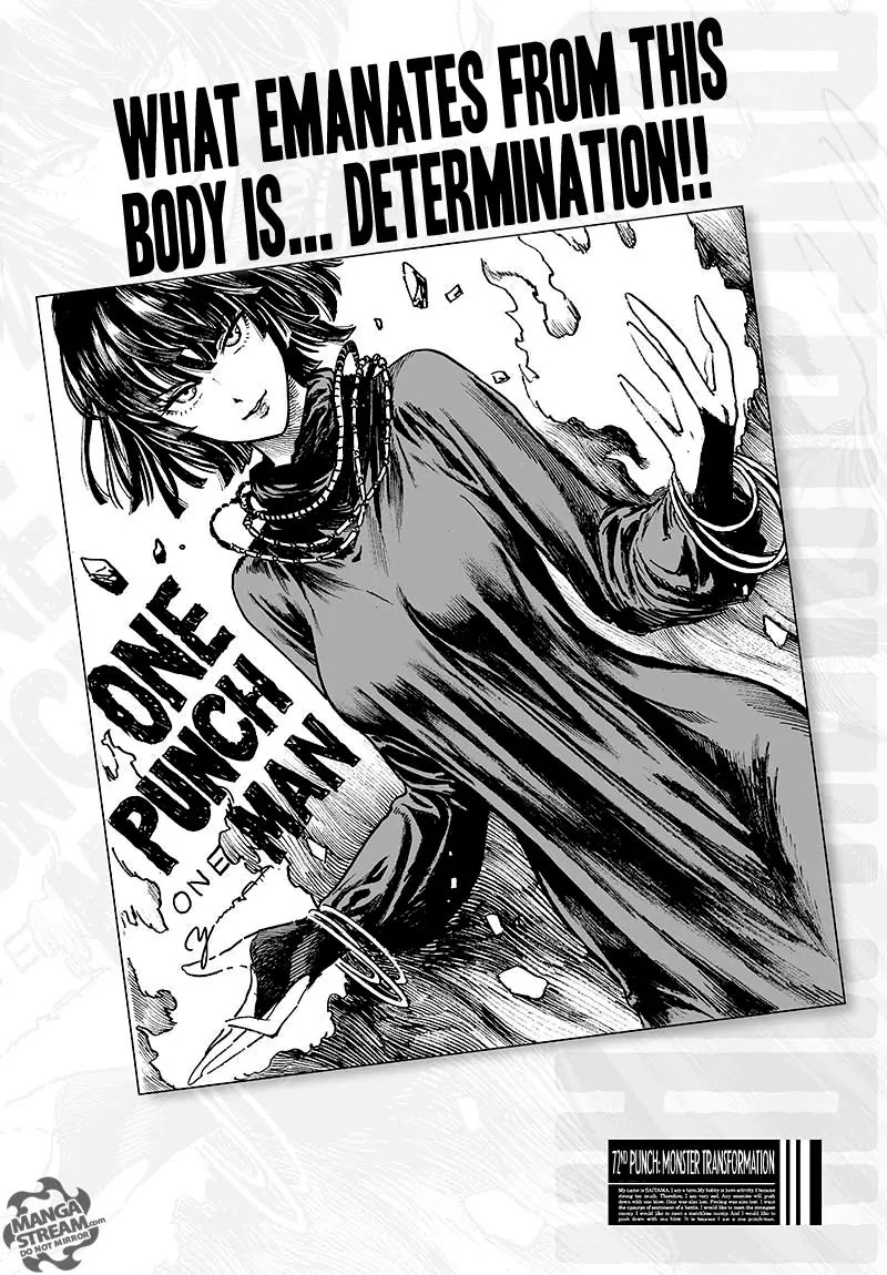 One Punch Man Chapter 72 Page 1