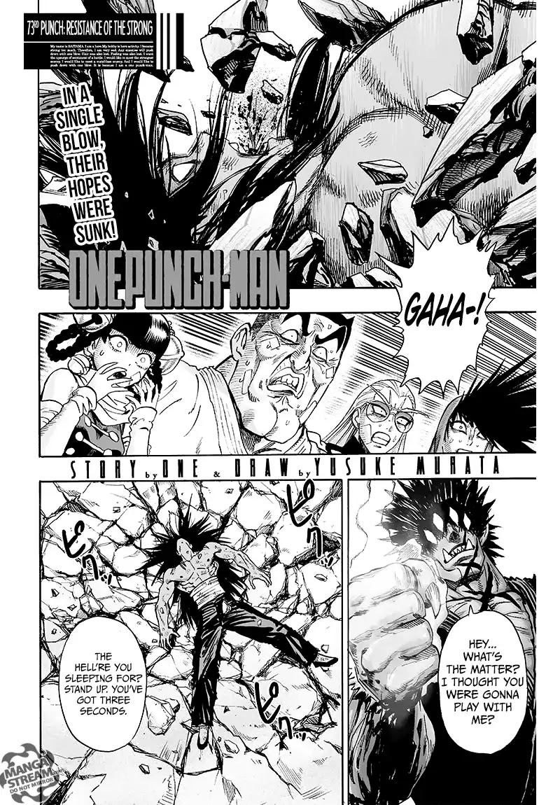 One Punch Man Chapter 73 Page 1