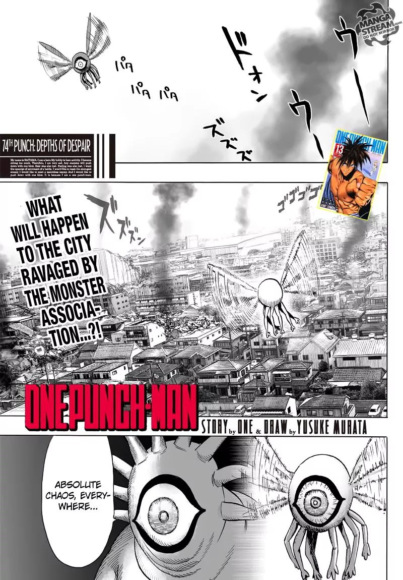 One Punch Man Chapter 74 Page 1