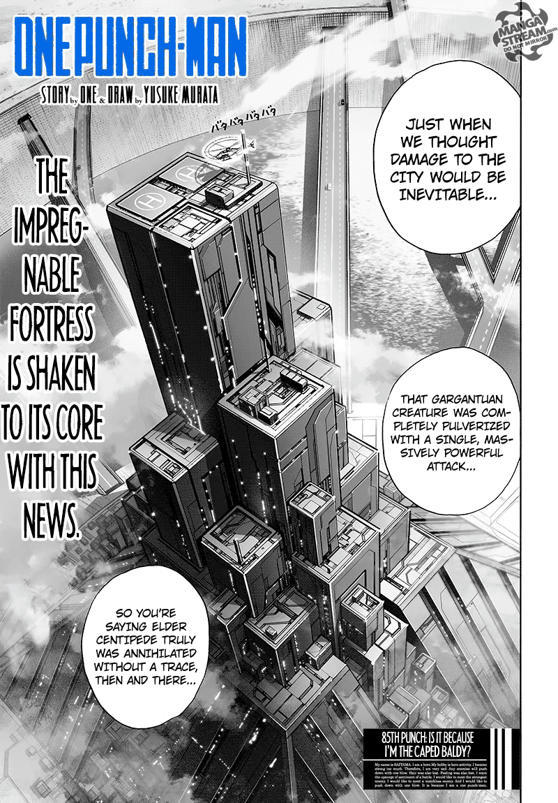 One Punch Man Chapter 85 Page 1
