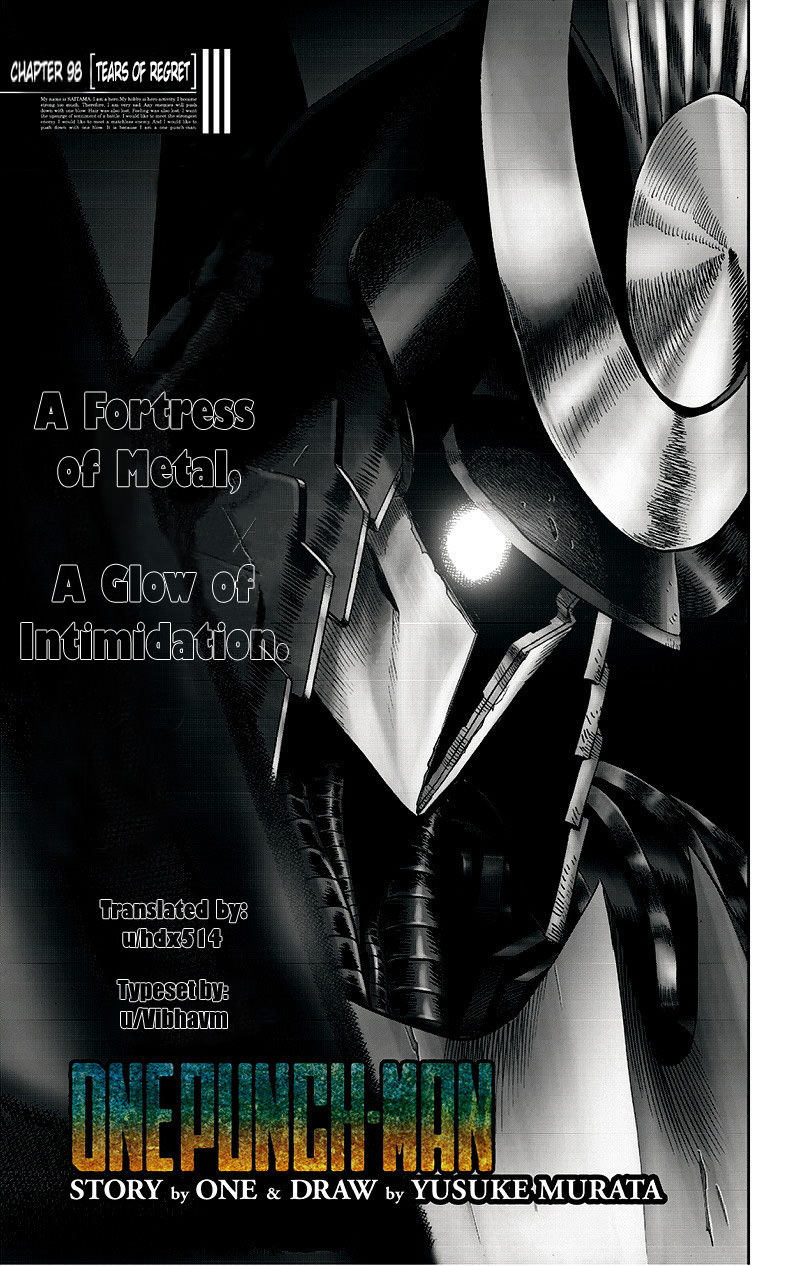 One Punch Man Chapter 98 Page 1