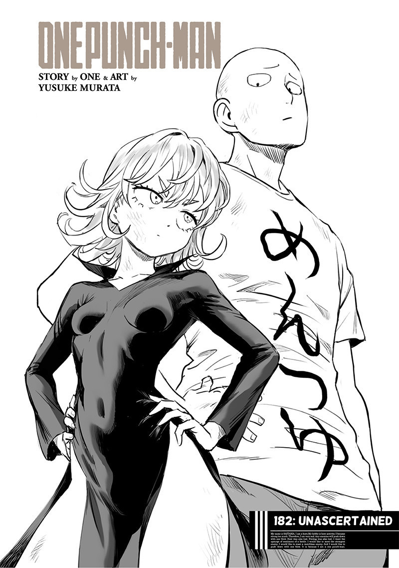 One Punch Man Chapter 182 Page 1