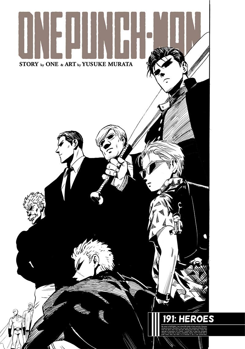 One Punch Man Chapter 191 Page 1