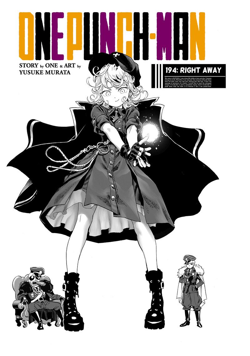 One Punch Man Chapter 194 Page 1