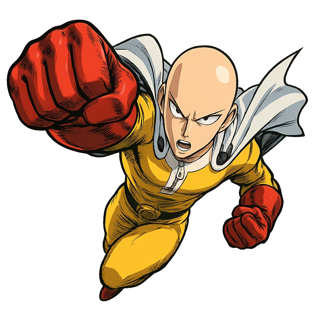 One Punch Man Action Shot